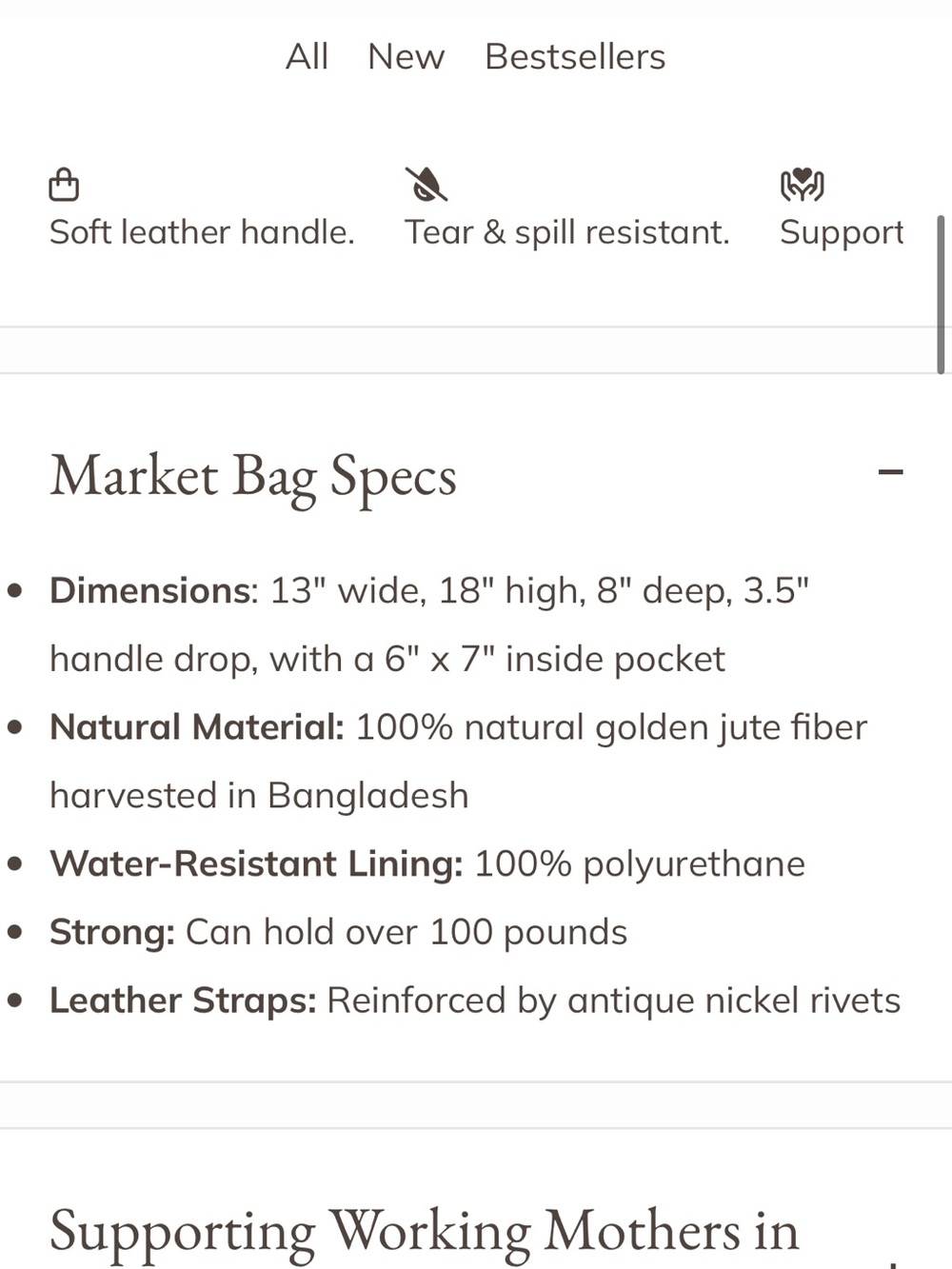 Apolis Global Citizen Market Tote - Picture 9 of 11